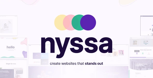Nyssa – Creative Modern Lottie Animation Multipurpose WordPress theme